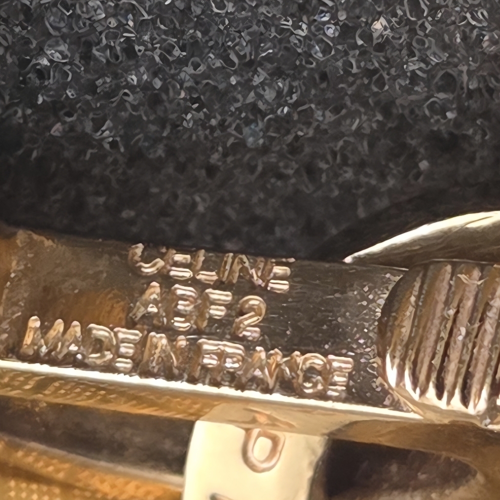 Céline VINTAGE  CREOLES CLIP ON  EARRINGS. - Picture 4 of 7